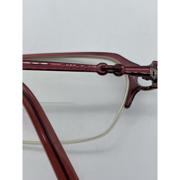 Gucci Eyeglasses 135 GG 2736 Q23 Women’s Burgundy/Bronze Italy Frame Only Rare - Picture 4 of 15